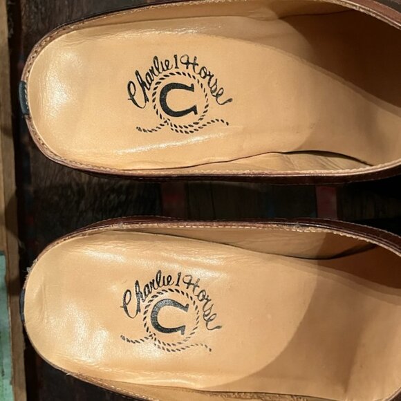 Lucchese Charlie 1 Horse slip on boots size 9 - Picture 5 of 9